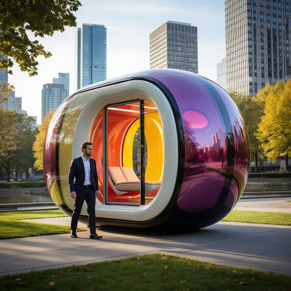 Мобильная будка крика в городе для быстрого снятия стресса и эмоциональной разгрузки.