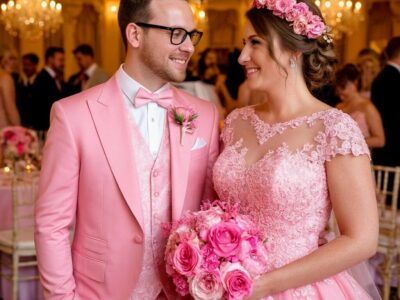 Розовая свадьба
