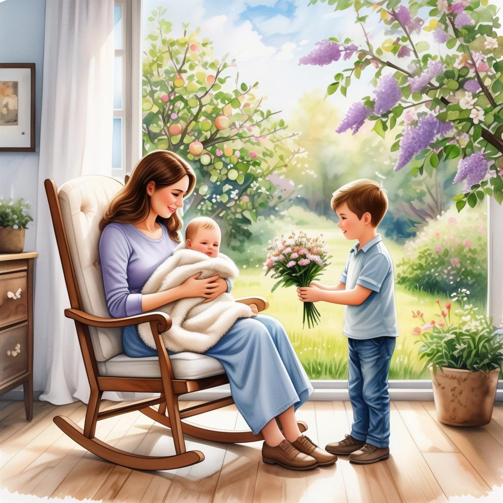 Открытка Маме