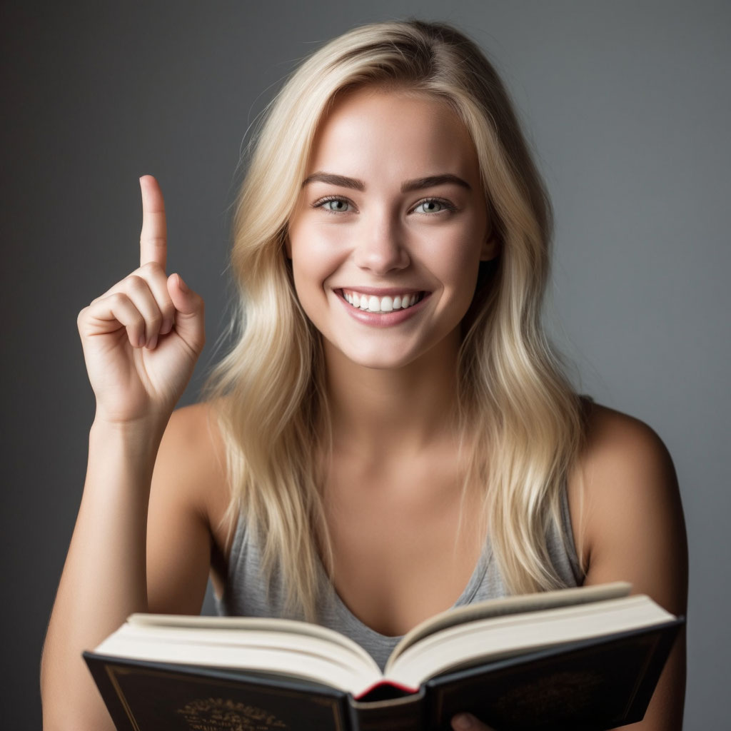 Красивая блондинка отгадала загадку в игре