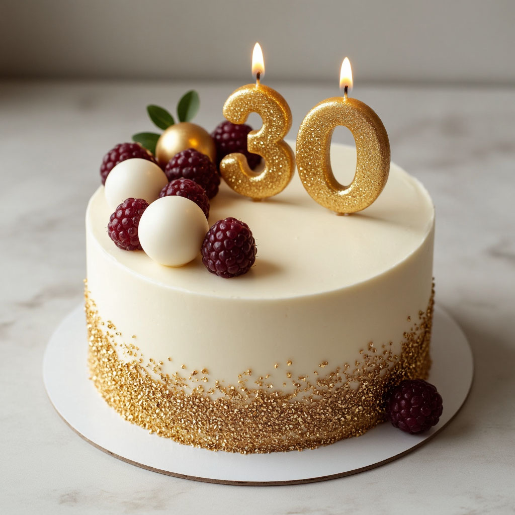 Универсальный элегантный бенто торт с цифрой на день рождения для мужчины или женщины