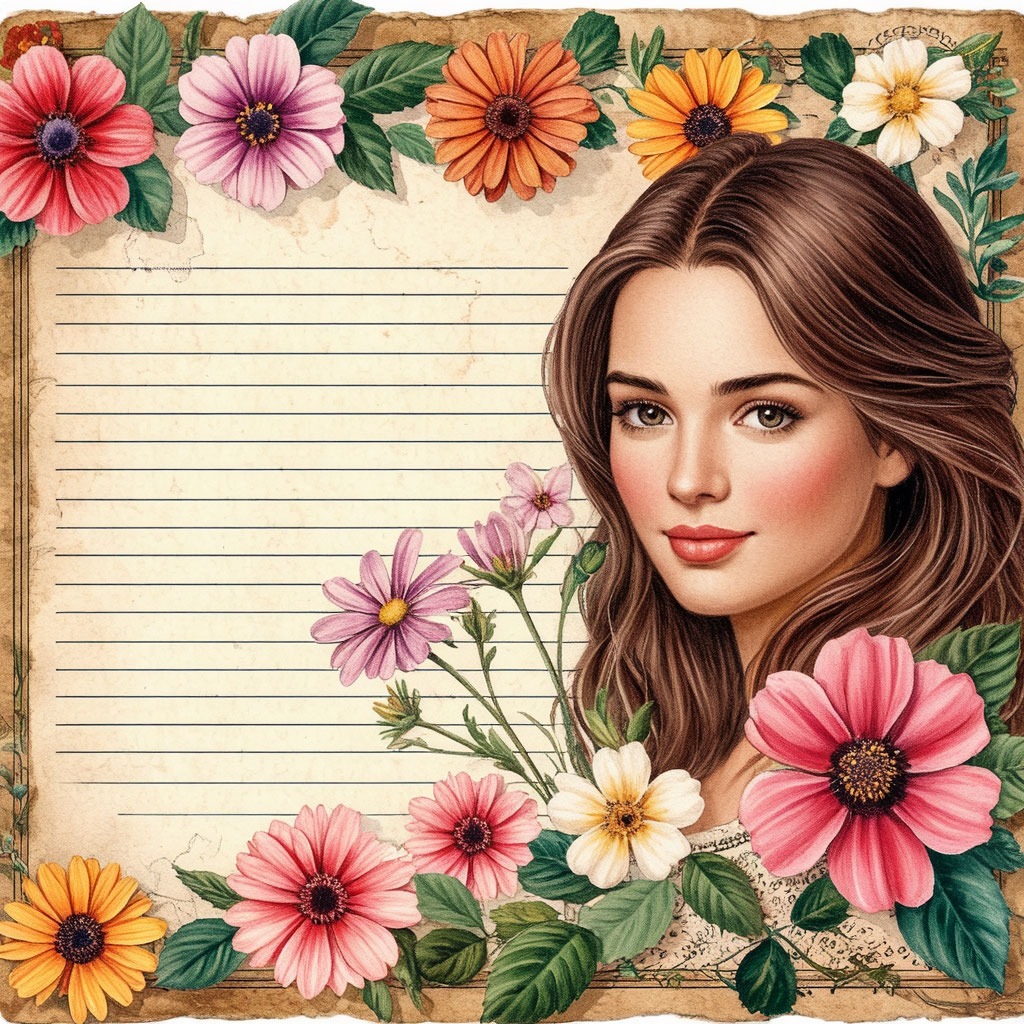 Написанная от руки поздравительная открытка для мамы.