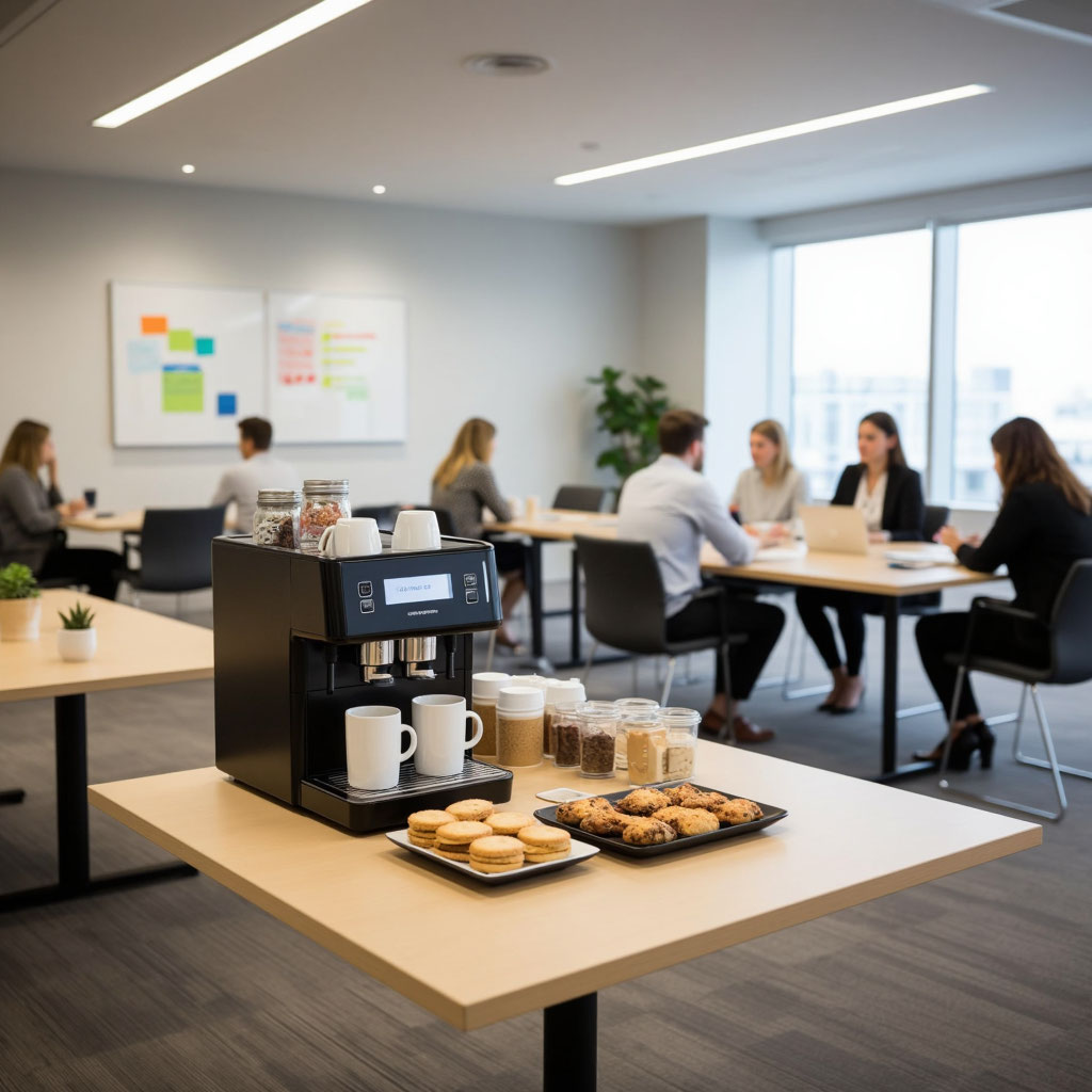 Аренда переговорки в Москве с организацией кофе-брейка для встреч.