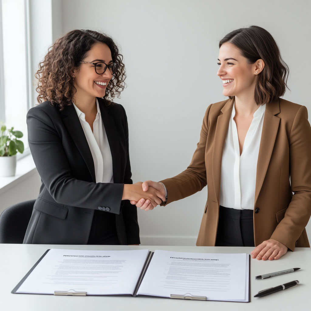 Успешное согласование и подписание договора аренды площадки для мероприятия