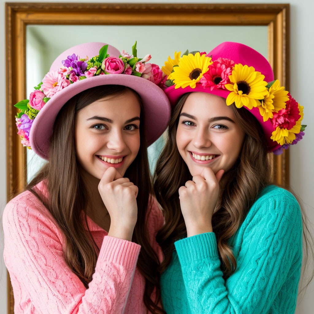 Веселые сестры готовятся к 8 Марта, смешные поздравления подруге современные.