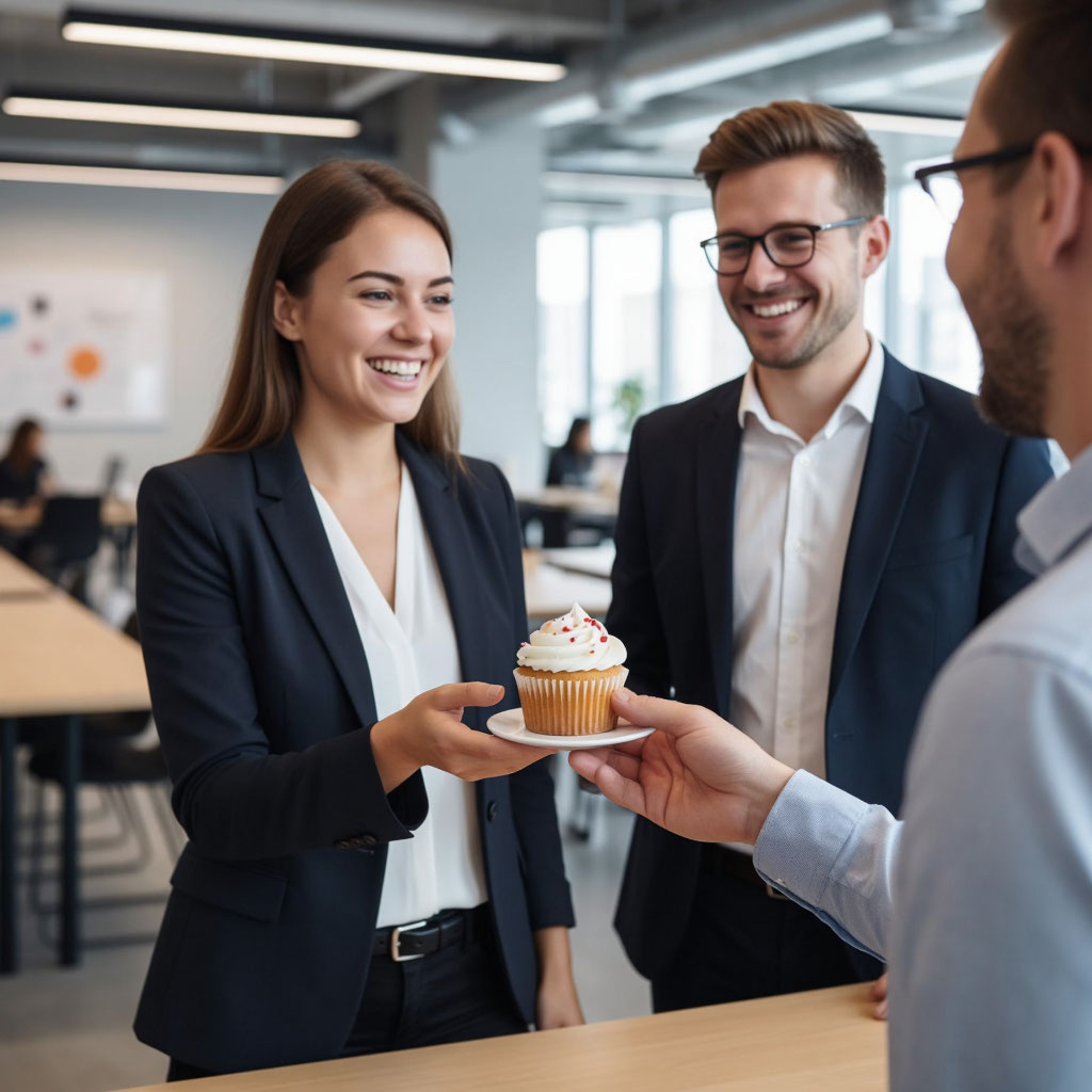 Вкусные угощения и идеи для дня рождения коллег в офисе