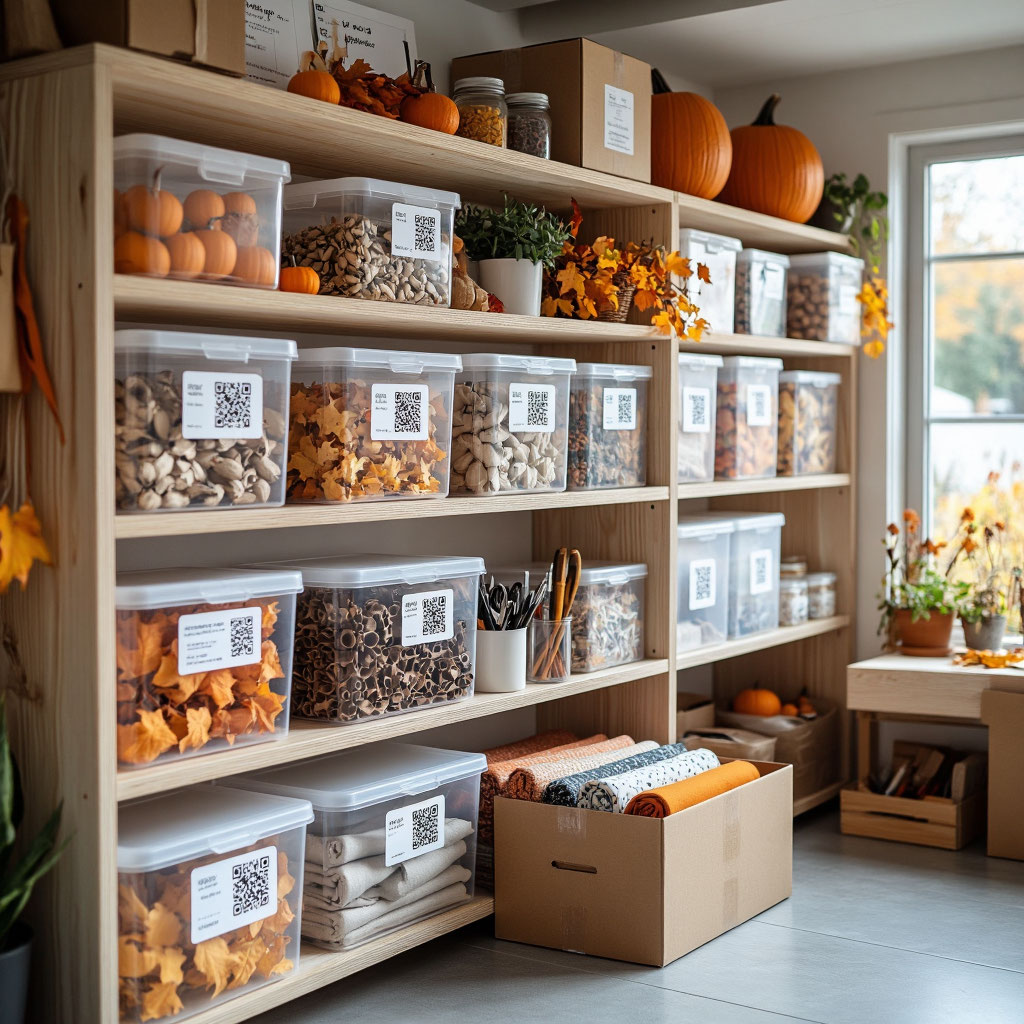 Система хранения для праздничного реквизита иваент-агентства.