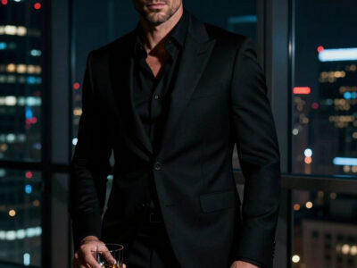 Поздравление с 35 летием мужчине элегантный мужчина в костюме ночной город