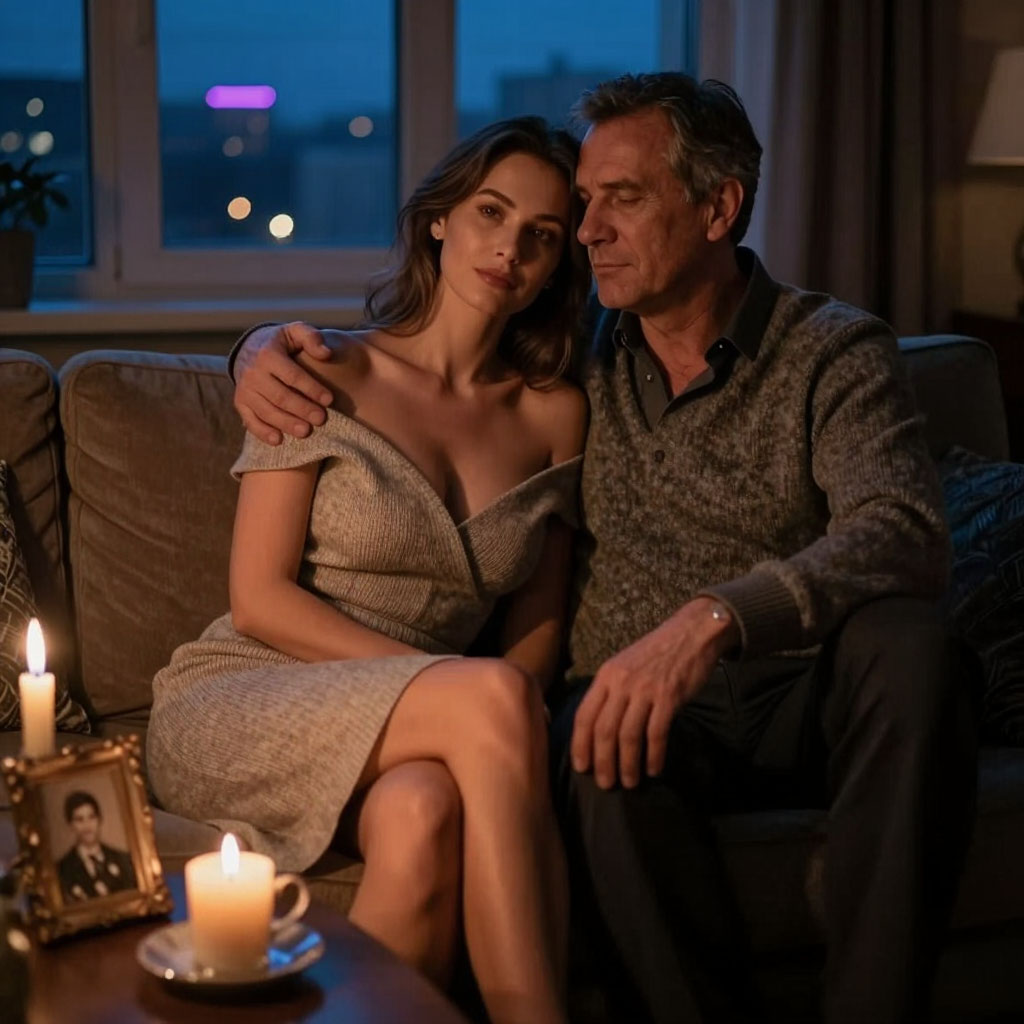 Поздравление мужу с юбилеем своими словами женщина на диване у камина