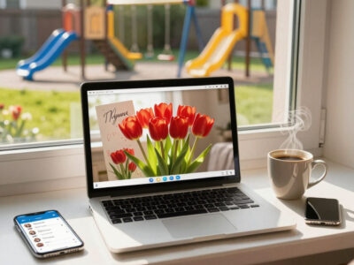 Первомайское утро в гаджетах