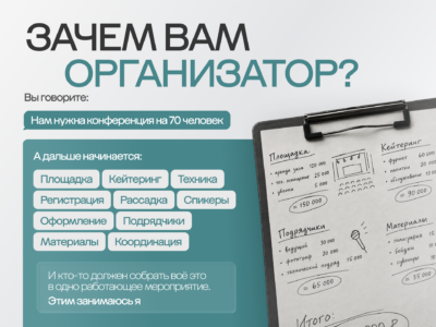 Организация деловых мероприятий